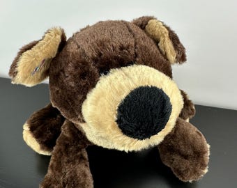 Ganz Webkinz Mocha Pup 11” Brown Tan Puppy Dog HM348 No Code Plush