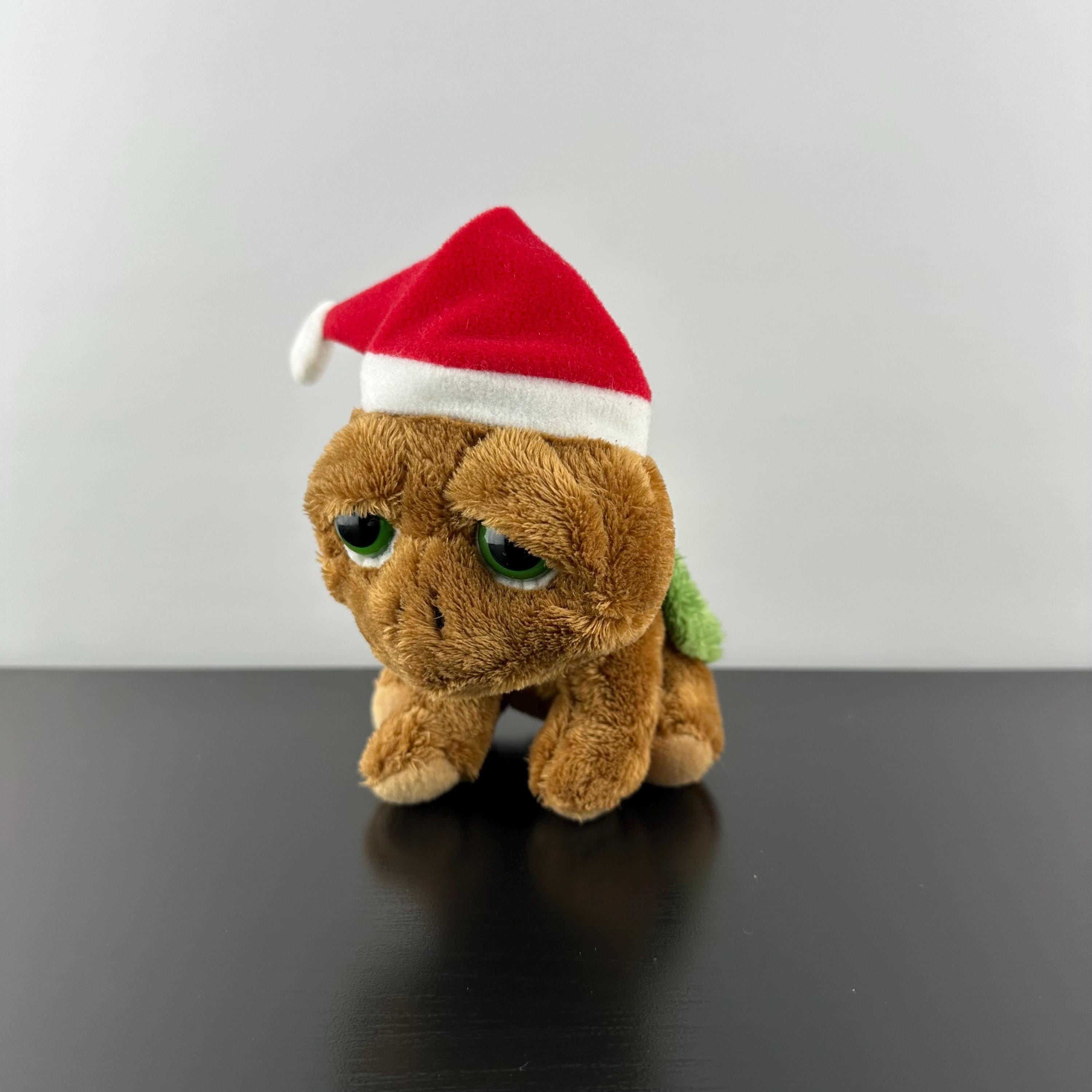 RUSS Shecky クリスマスバージョン Russ Berrie Shecky Turtle Easter Bunny Plush Lil Peepers Stuffed