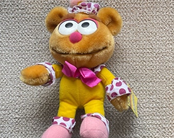 NWT Vintage Henson Baby Fozzie the Clown Fraggle Rock Plush Dakin
