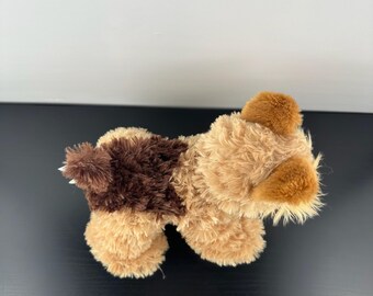 新品*オーロラ社 クラシック フォックステリア ぬいぐるみ 犬 WFT タグ付 オーロラワールド フォックステリア ブラウン パピードッグ フロプシー