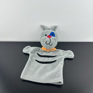 Caillou Gilbert katt plysch 25 cm gosedjur docka PBS Cinar vintage 2001 TV-program för barn tecknad