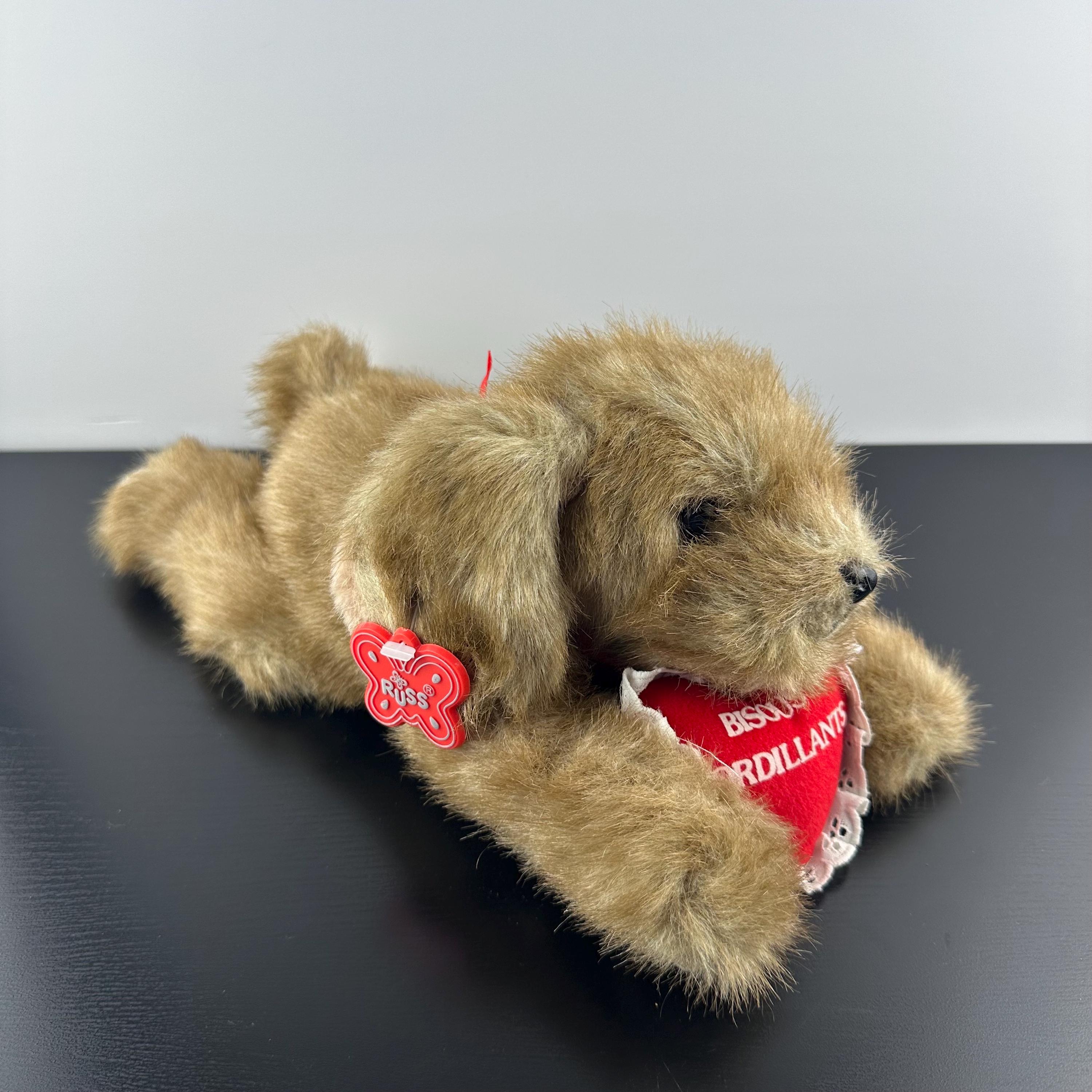 Sweet RUSS BERRIE & CO 10体セット　人形　レトロ Buy Vintage Russ Berrie Brown Dog Red Heart Mouth “bisous
