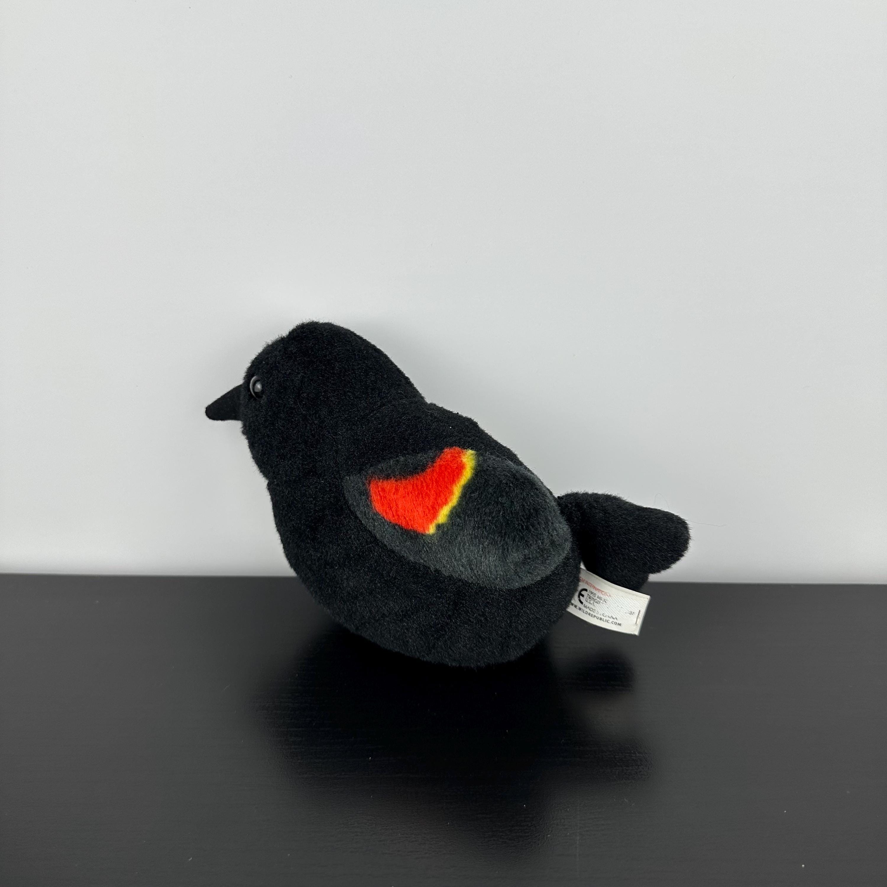 K&M International Plush Red Winged Black Bird Audubon Wild