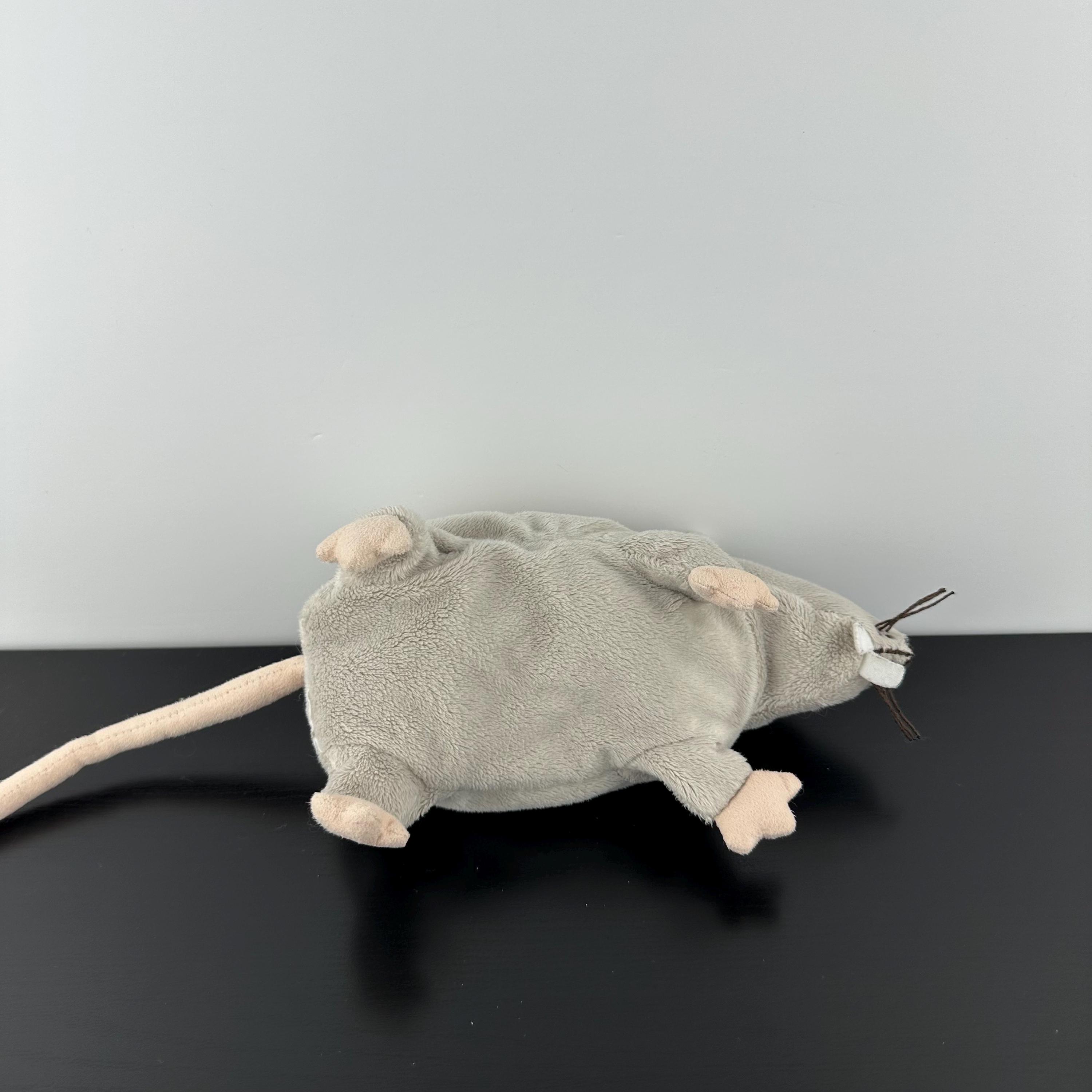 IKEA ぬいぐるみ グレー ミンネン ラッタ ネズミ げっ歯類 ぬいぐるみ