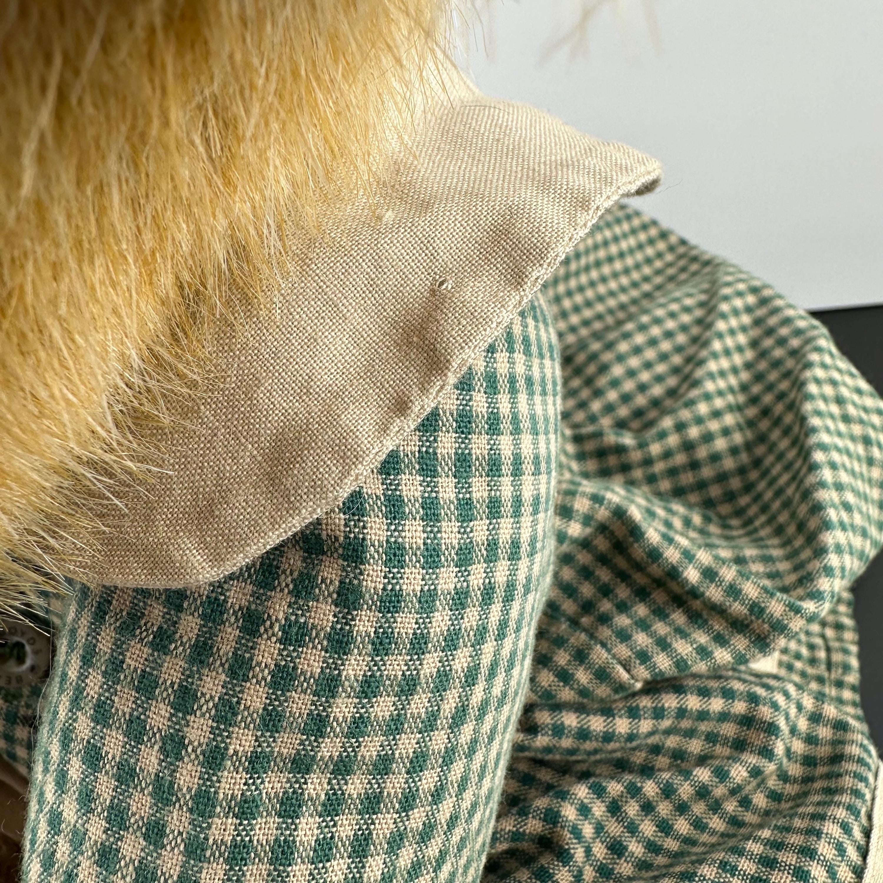 Vintage the Boyd's Bears Collection Brown Teddy Bear Green