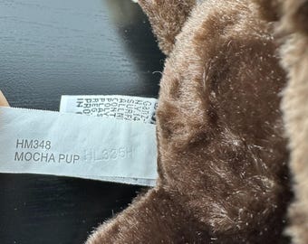 Ganz Webkinz Mocha Pup 11” Brown Tan Puppy Dog HM348 No Code Plush