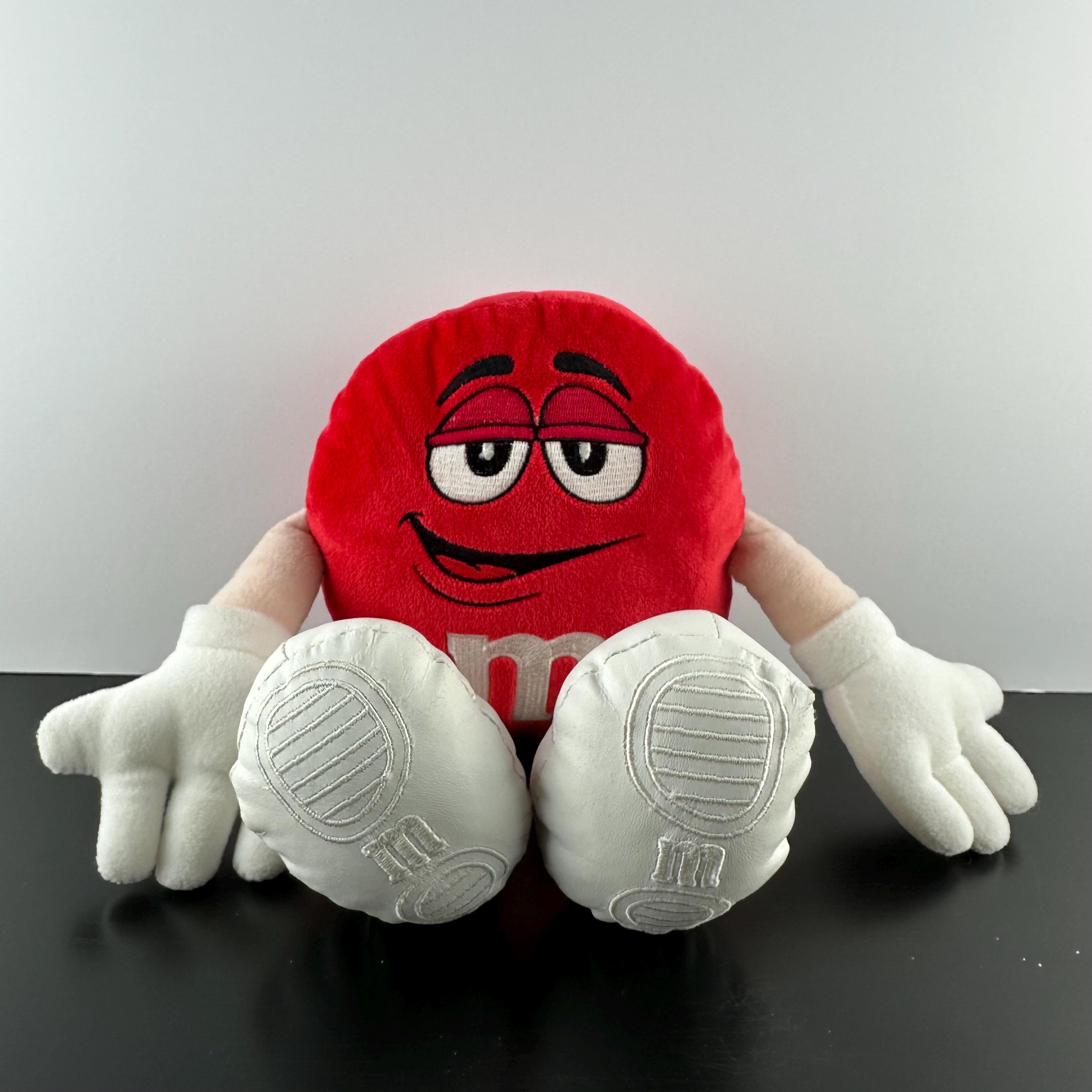 Vintage M&M Red Color Character White Vinyl Shoes 12