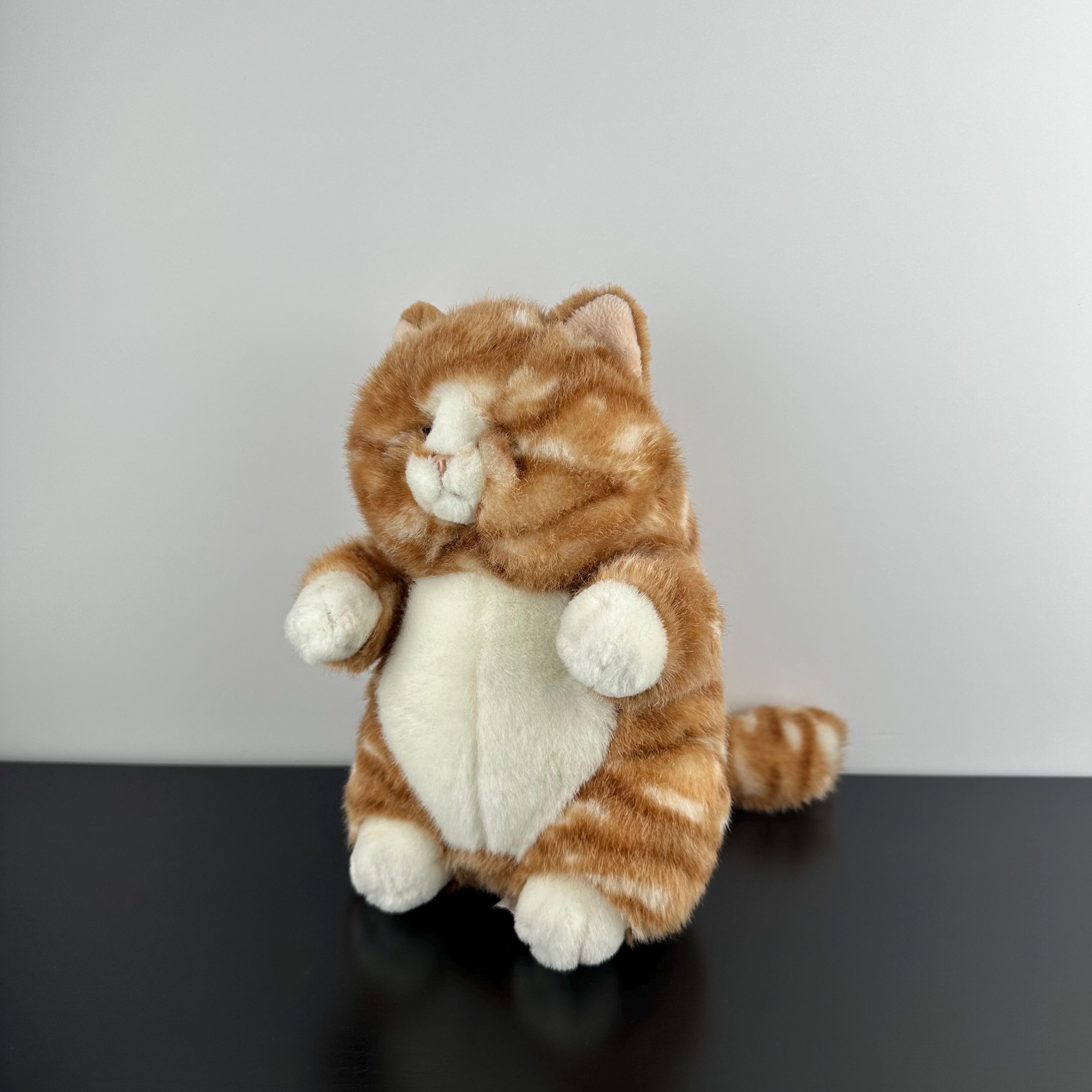 Russ Prudence Fat Chubby Kitty Cat Plush Stuffed Animal 9