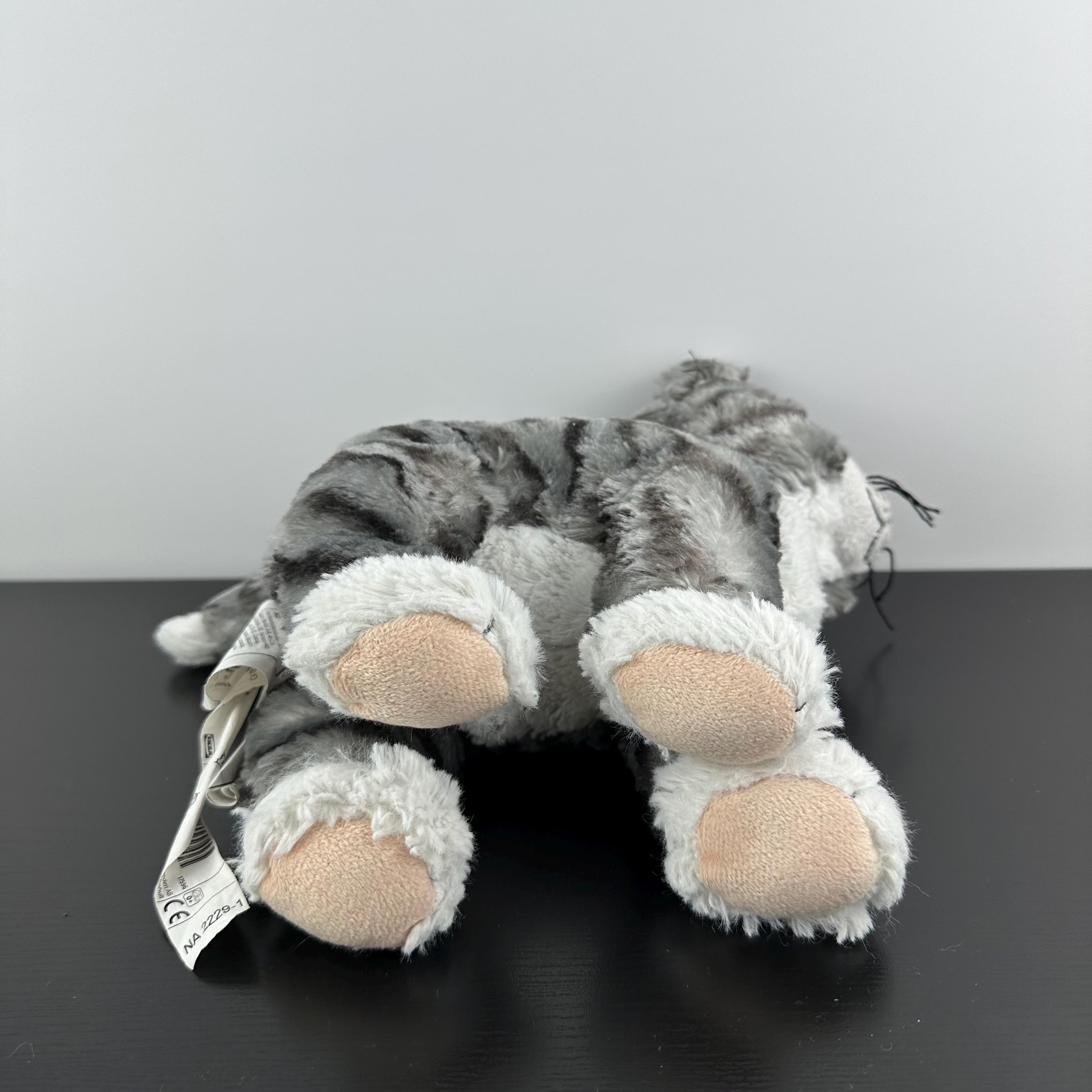 Ikea Lilleplutte Gray Tabby Cat 10