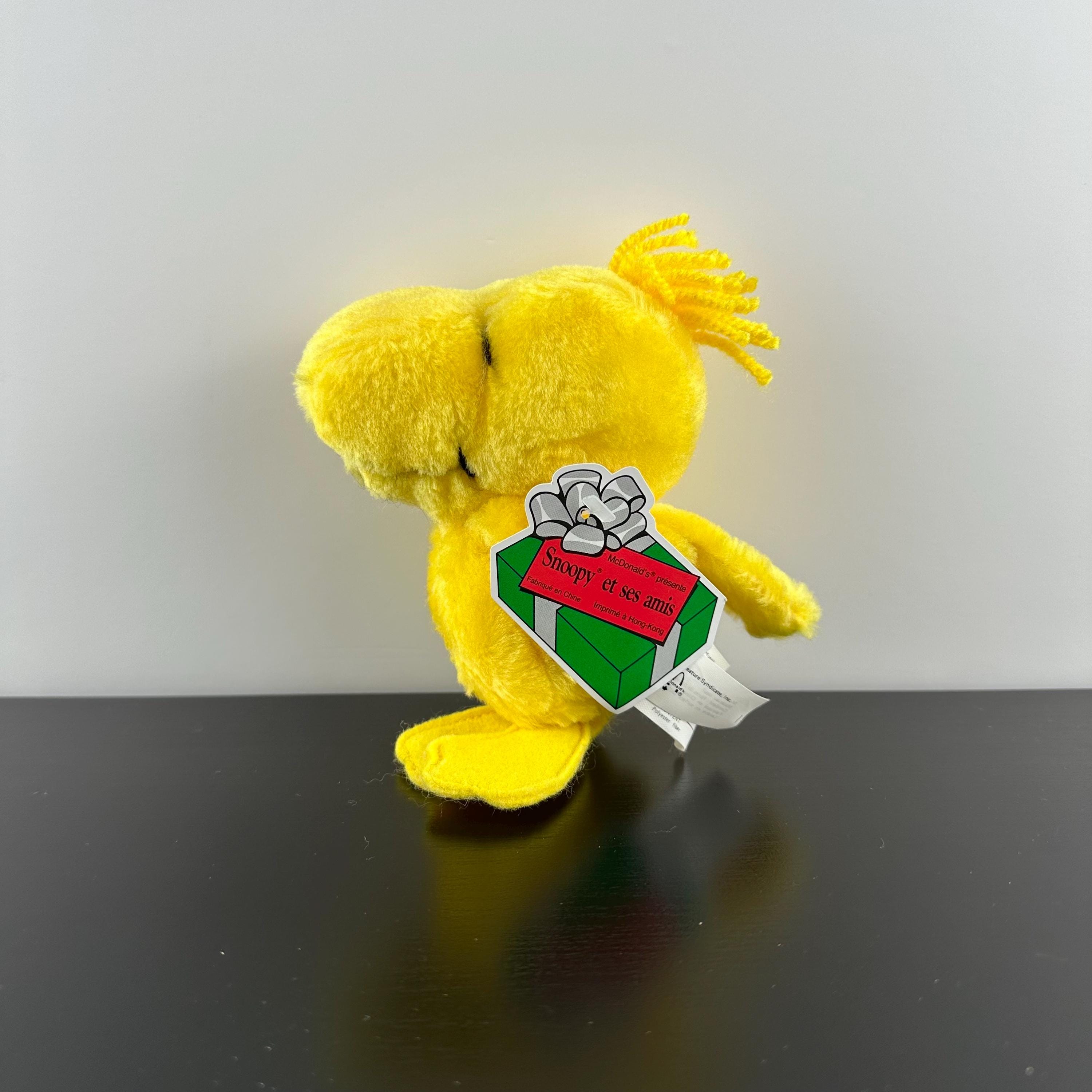 Vintage 90s Woodstock From Peanuts Mcdonald's Plush Toy Stuffed