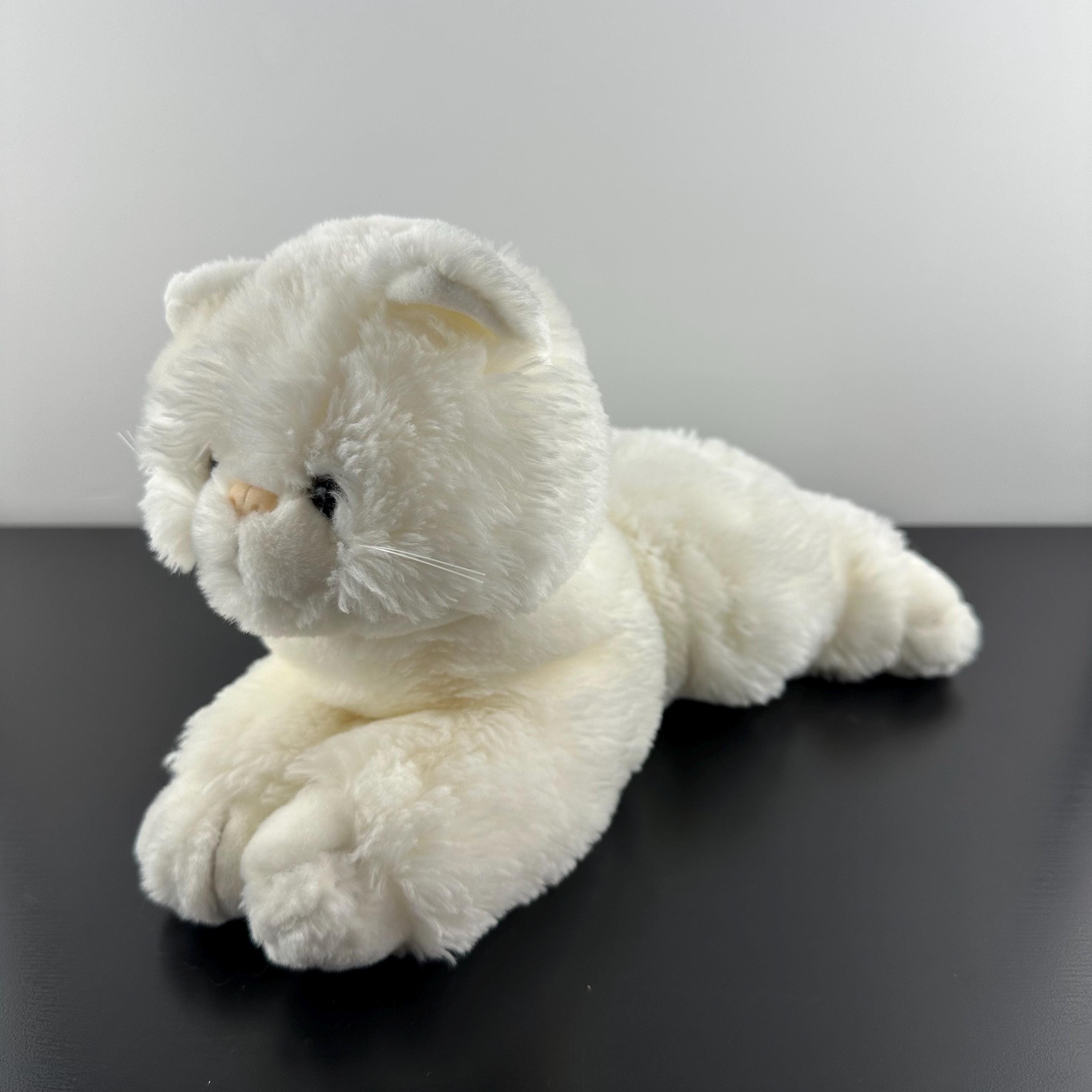 Vintage 1992 MJC White Persian Cat Plush Stuffed Animal 13” - Etsy
