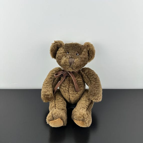 Russ Berrie Bixby Brown Teddy Bear 8” Plush Stuffed Animal Vintage