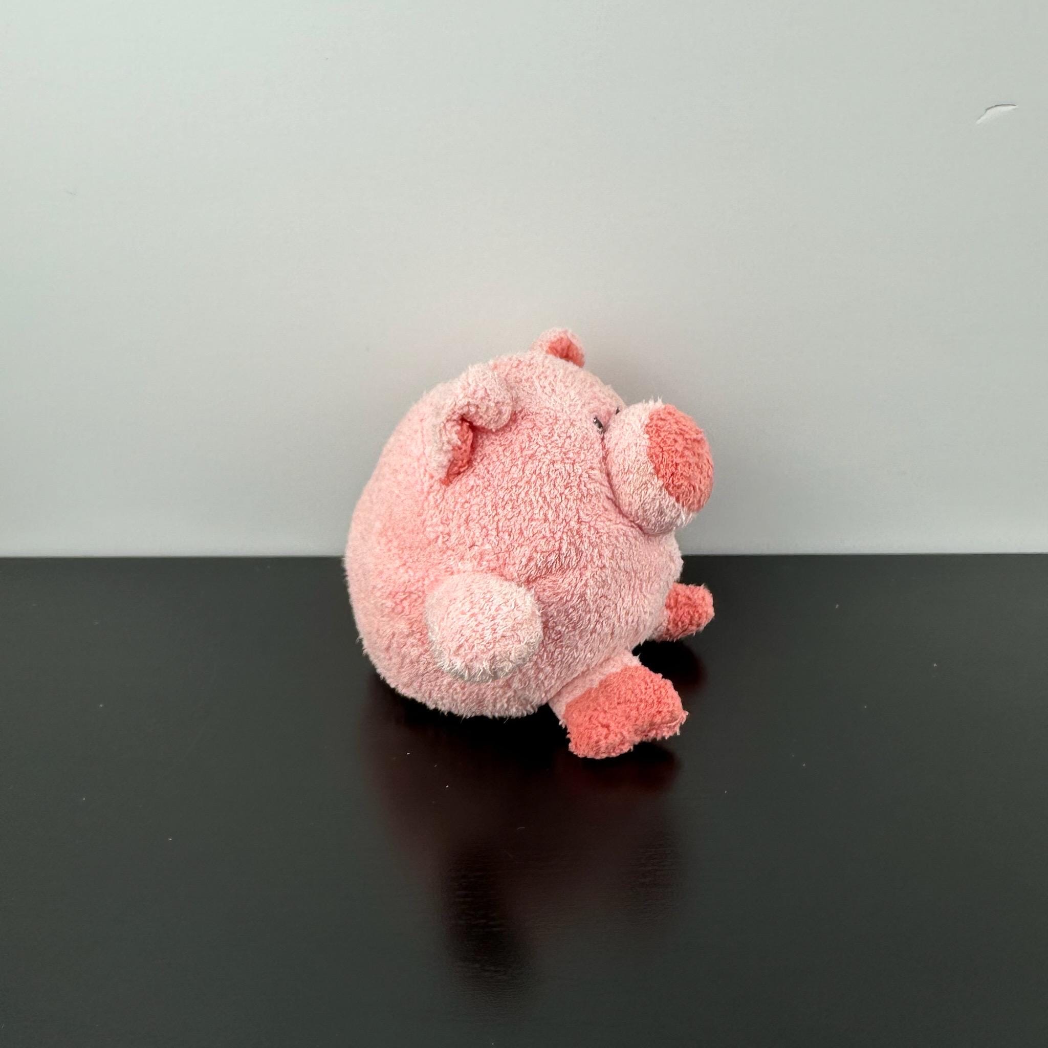 Maison de REEFUR　PIGクッション　完売品 Russ Berrie Rare Luv Pets Petunia Pink Pig 4” Circular Bean Bag