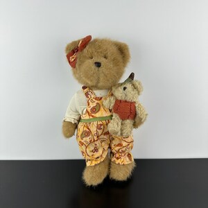 Boyds Bears Rare Amber Autumnworth & Lil’ Punkin Baby Bear Teddy 10” Boyd’s Plush Stuffed Animal Vintage Collectibles