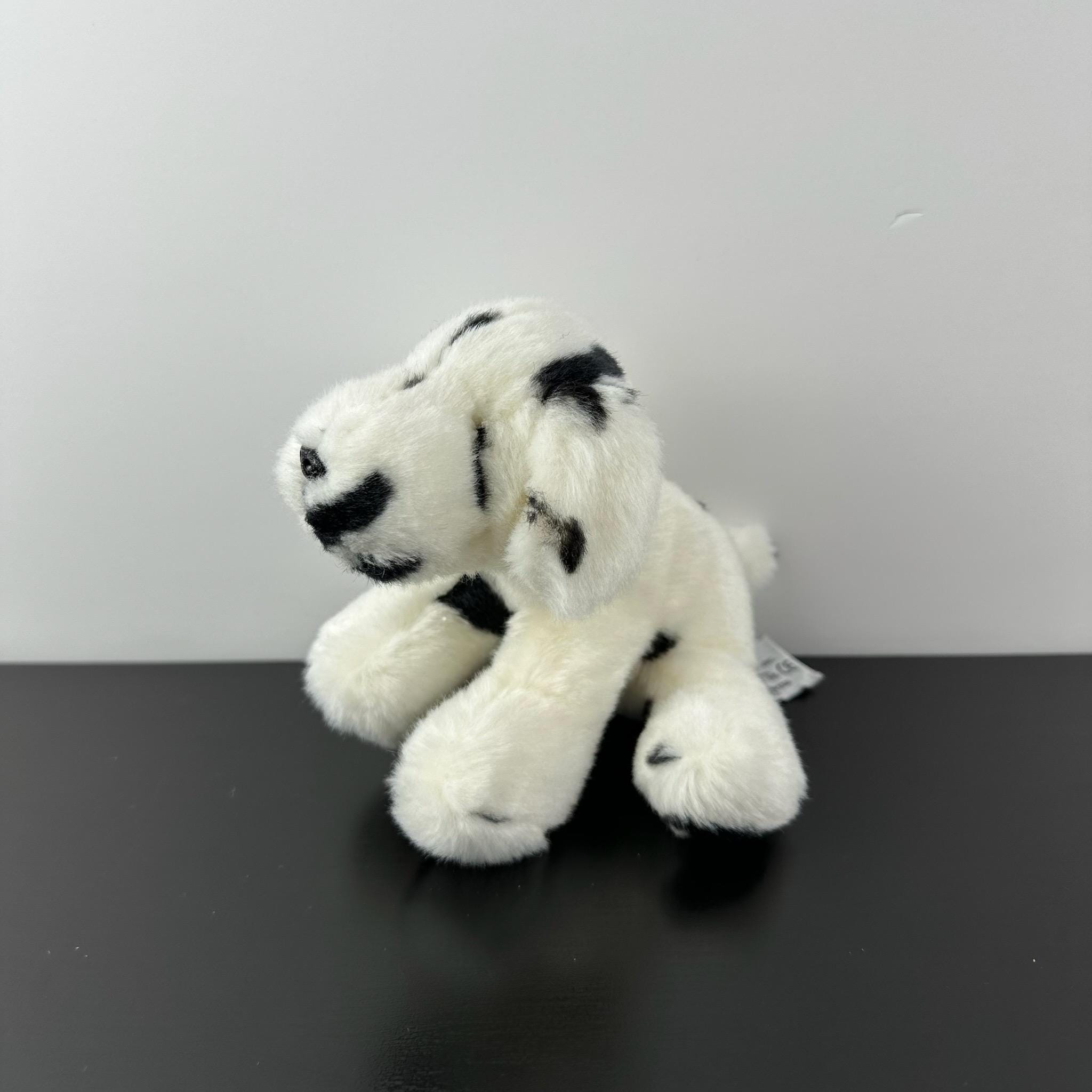 Russ Berrie Dot Dalmatian Dog 6” Black White Puppy Plush Stuffed