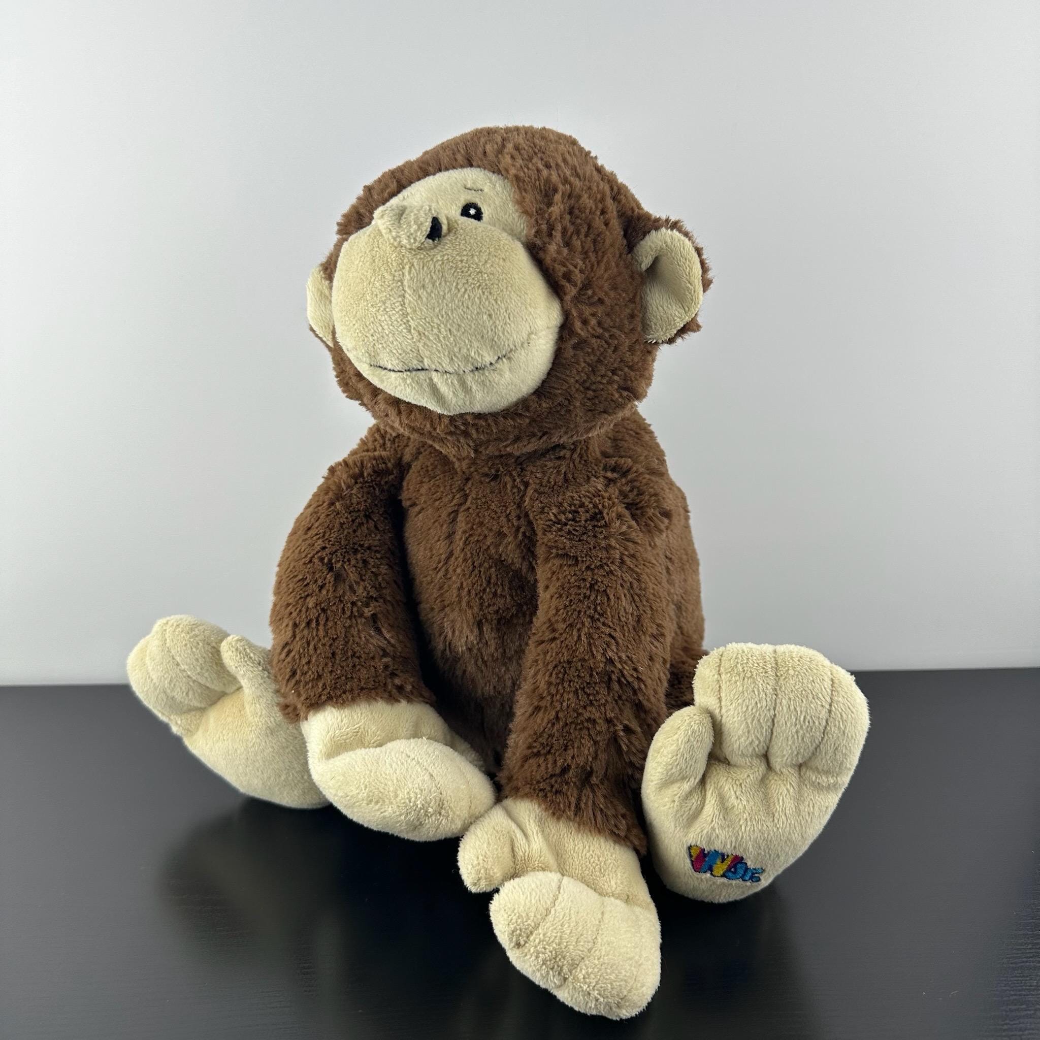 Ganz Webkinz JR Brown Monkey 12” WJ103 No Code Plush Stuffed
