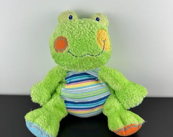Mary Meyer Cheery Cheeks Pastel Green Happity Frog Toad 12