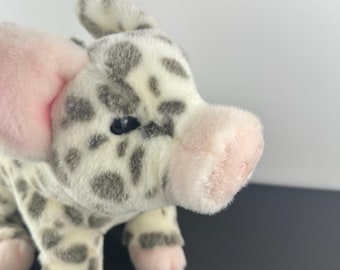 Douglas Cuddle Toy Pauline Realistic Spotted Pig 13” #1826 Pink