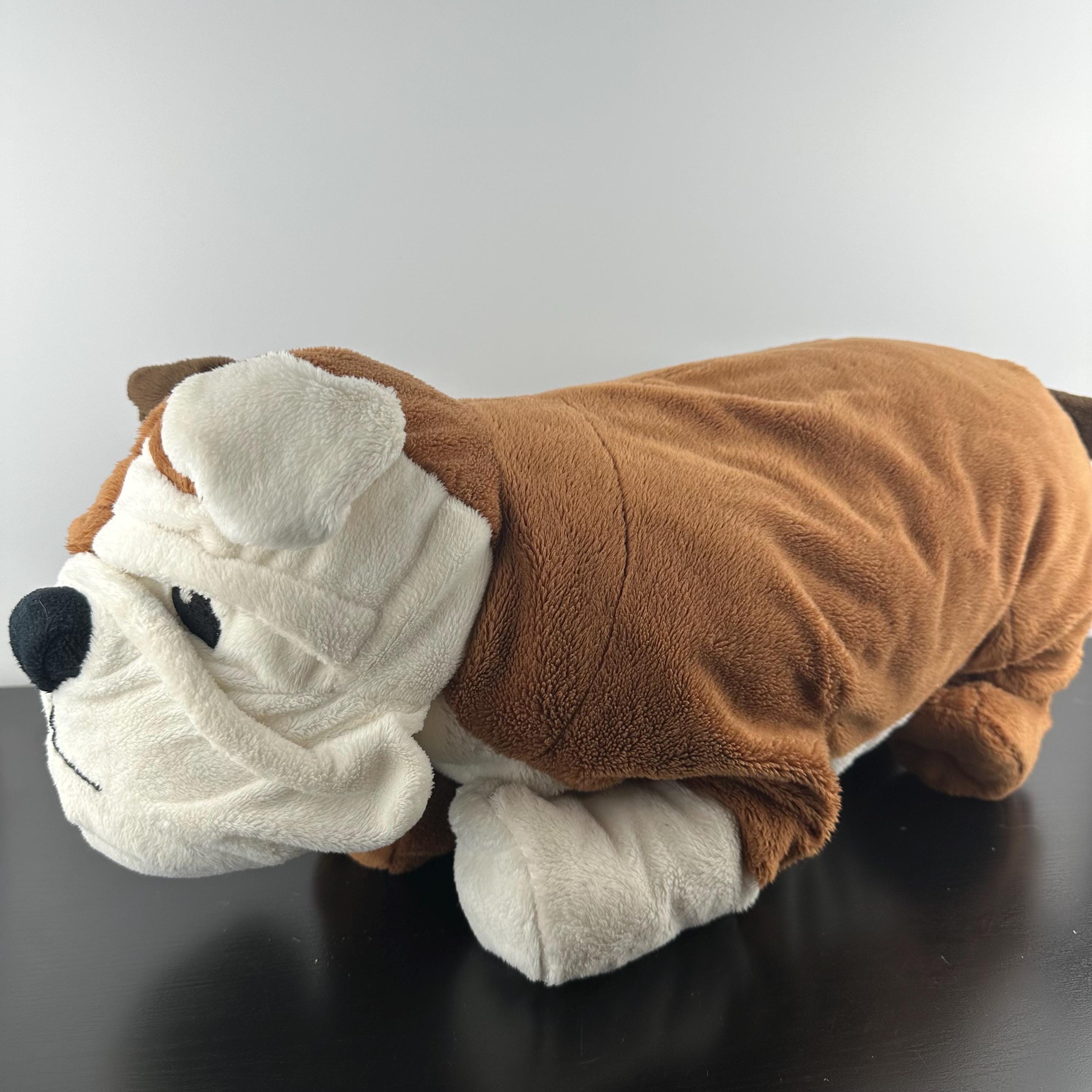 Vintage plush bulldog - Etsy 日本