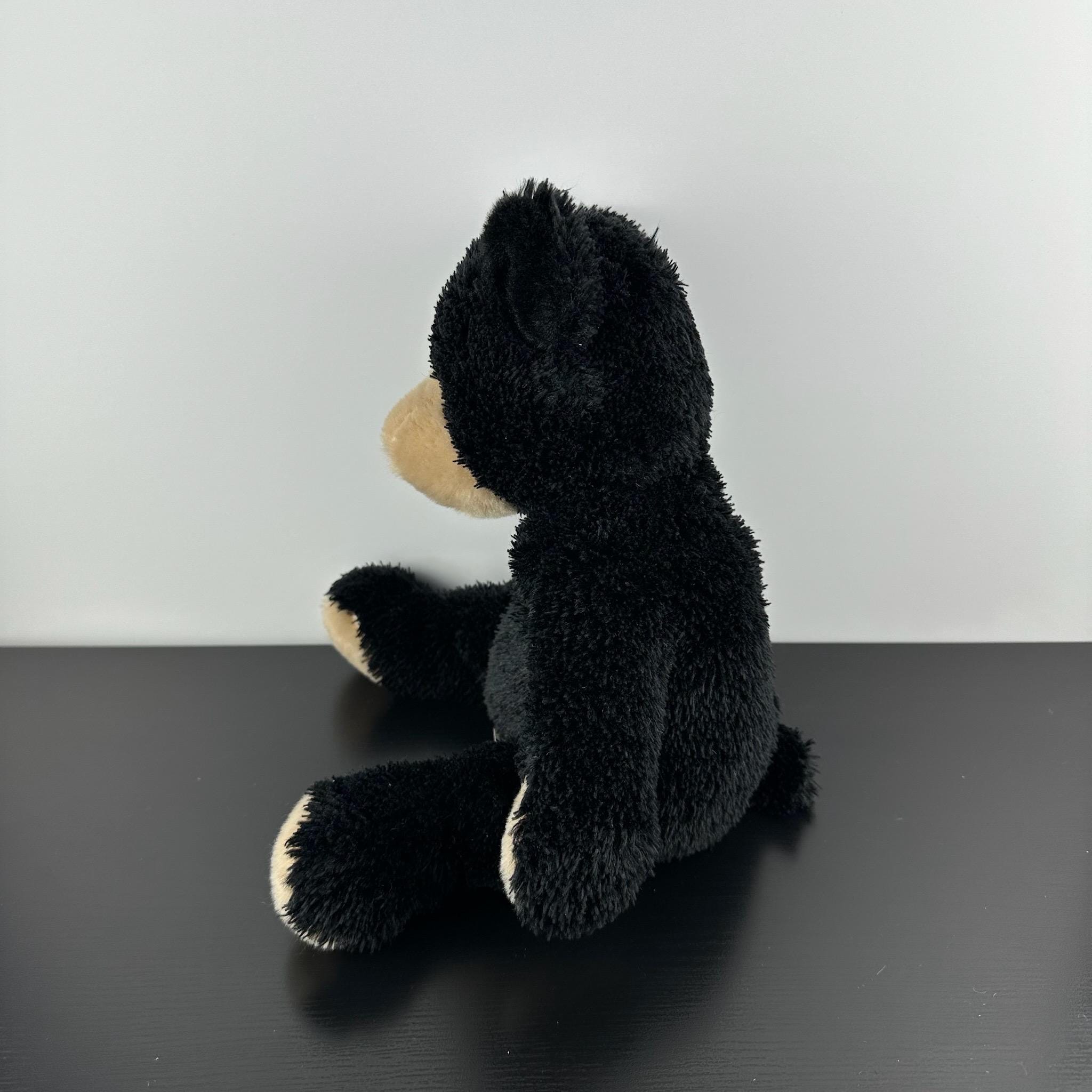 Douglas Cuddle Toy Bjorn Pudgie Black Brown Bear Cub 13” #7752