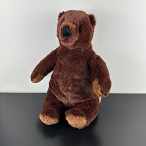 Orsetto di peluche IKEA Djungelskog marrone da 12 pollici vintage