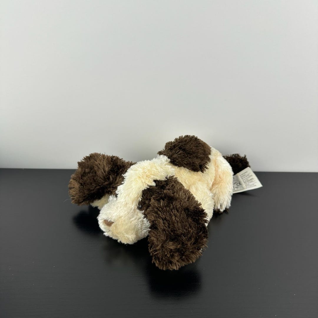 Russ Berrie Gimlet Brown Cream Puppy Dog 8” Plush Stuffed Animal