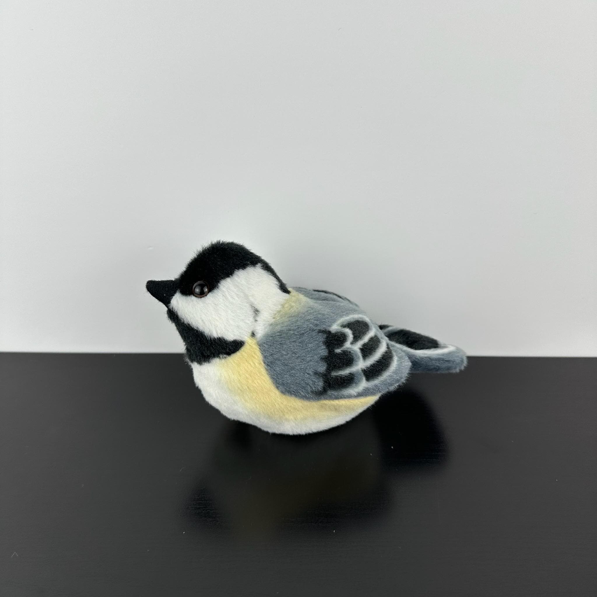 Wild Republic K&M Audubon Black Capped Chickadee Plush Bird 7