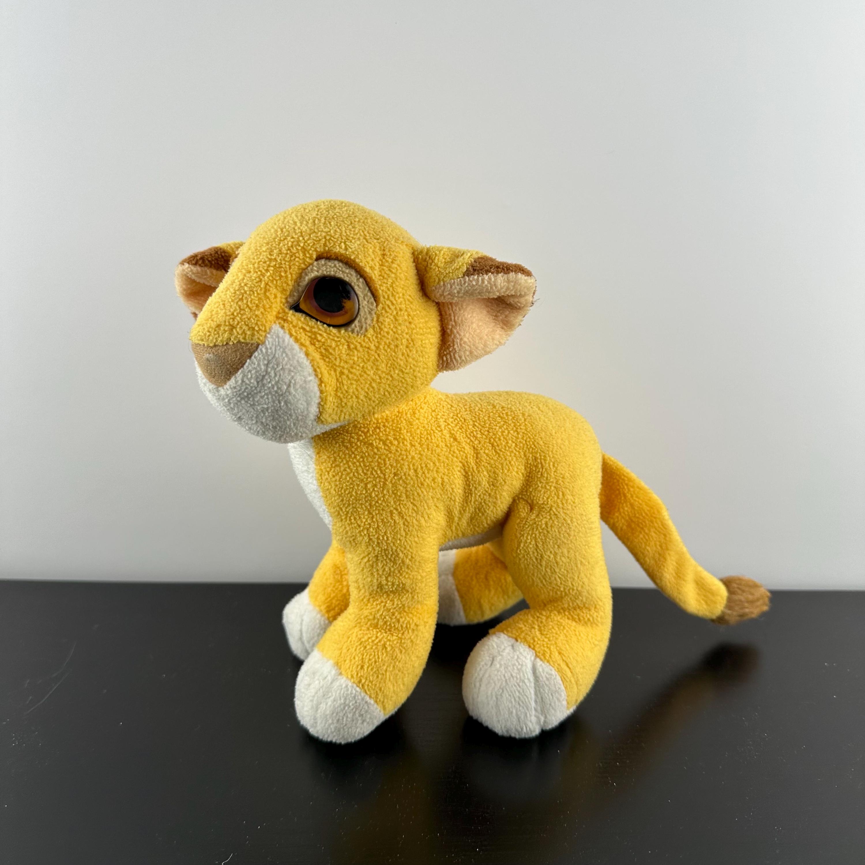 Vintage 1993 Mattel Lion King Simba Plush Stuffed Animal Disney