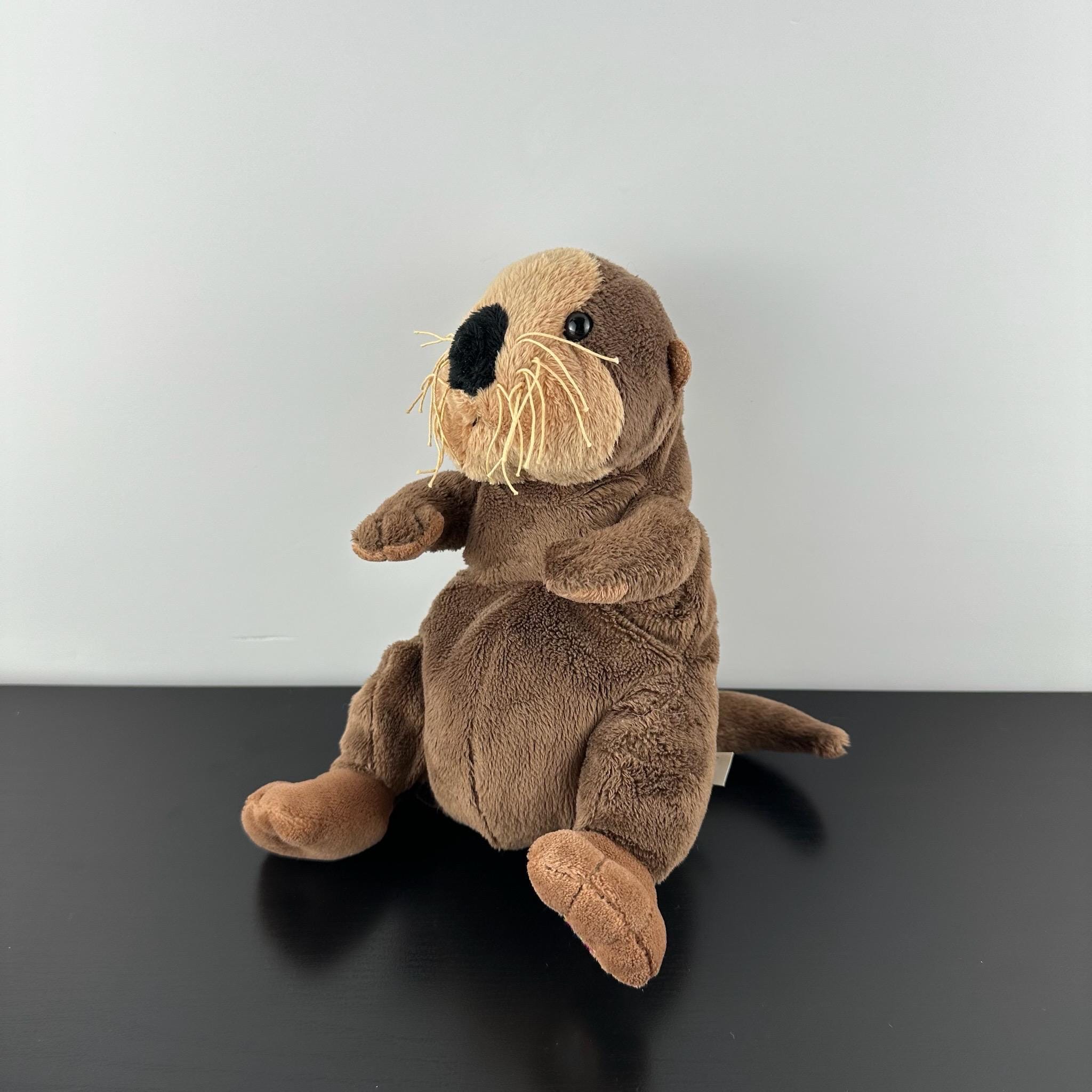 Ganz Webkinz Brown Sea Otter HM359 8” Plush Stuffed Animal Vintage