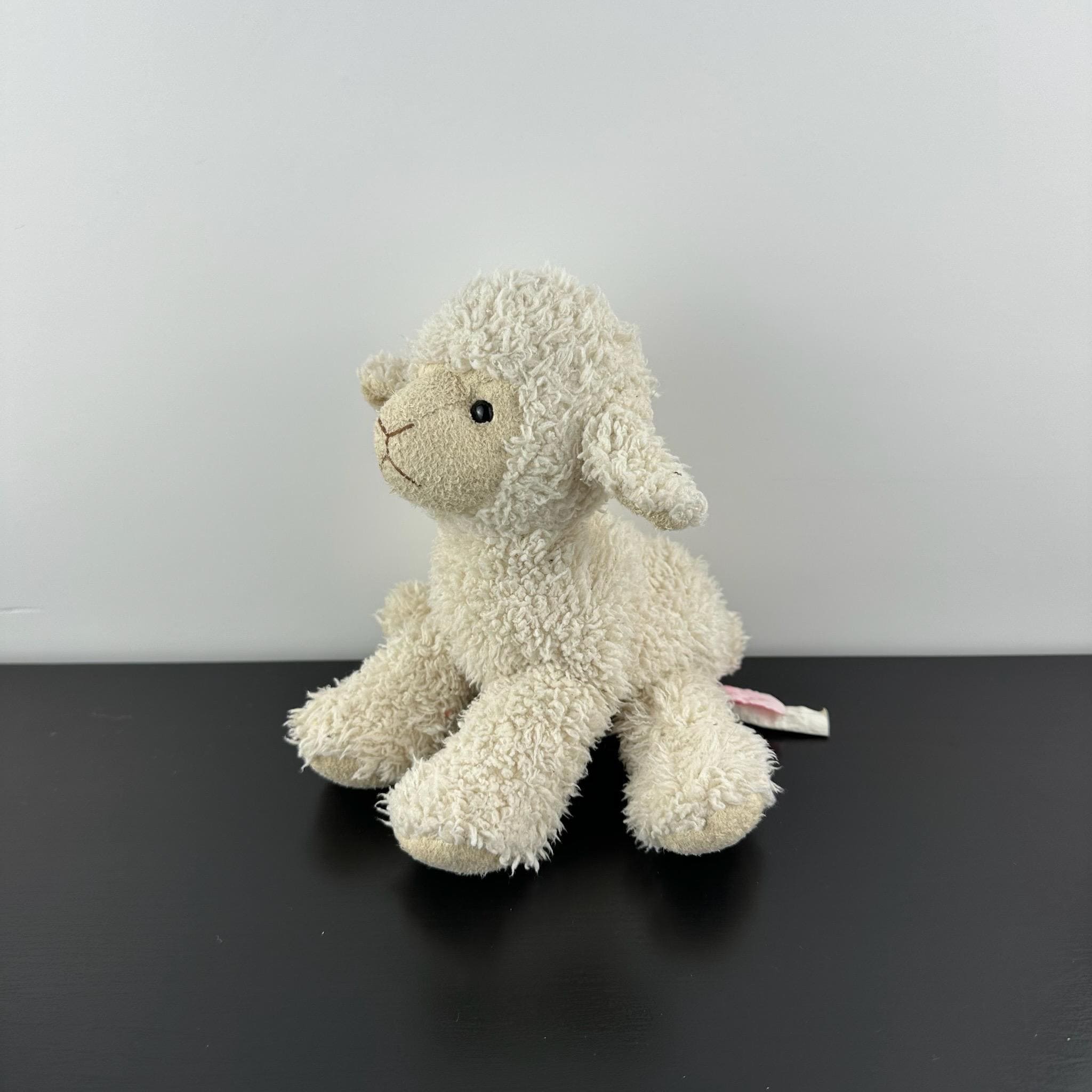 Russ Berrie Ba Ba Lamb Sheep Cream White 7” Bean Bag Baba #27724