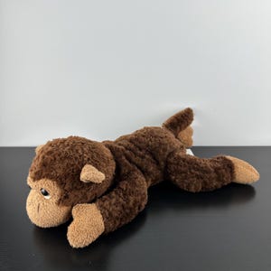 Russ Berrie Mongo Monkey 12” Brown Gorilla Chimp Plush Stuffed Animal Vintage Collectible