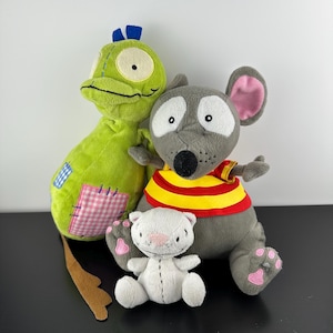 Toopy and Binoo and Patchy Patch Amuze Plush Stuffed Animals LOT