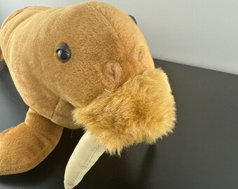 Ganz 1996 Rare William Walrus 15” CH1616 Brown Plush Stuffed