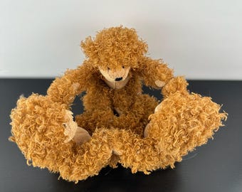 Vintage Set of 2 Teddy Precious Dandee Teddy Bears Plush Boy/girl