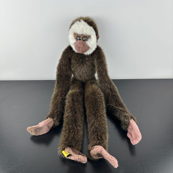 Wild Republic K&M Hanging Monkey 18” Large Brown Plush Stuffed