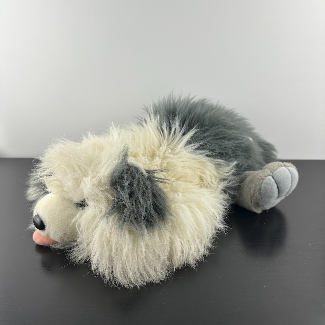 Vintage 1988 Ganz the Heritage Collection Googles Grey White Sheep
