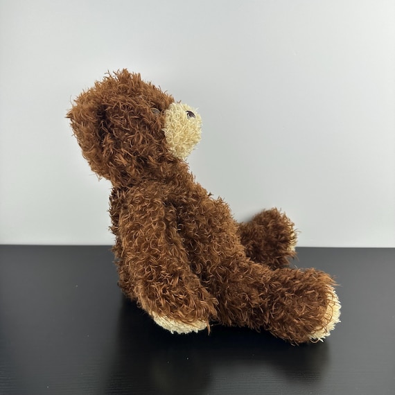 TY Classics Shaggy Curly Brown Teddy Bear 12” Classic Plush