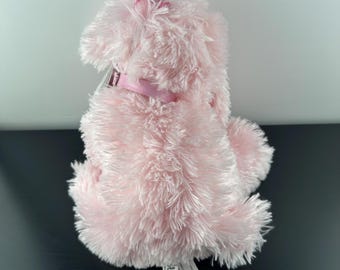 LaSenza 女の子用 ピンク犬ぬいぐるみ ヴィンテージ 2005年製 リボン