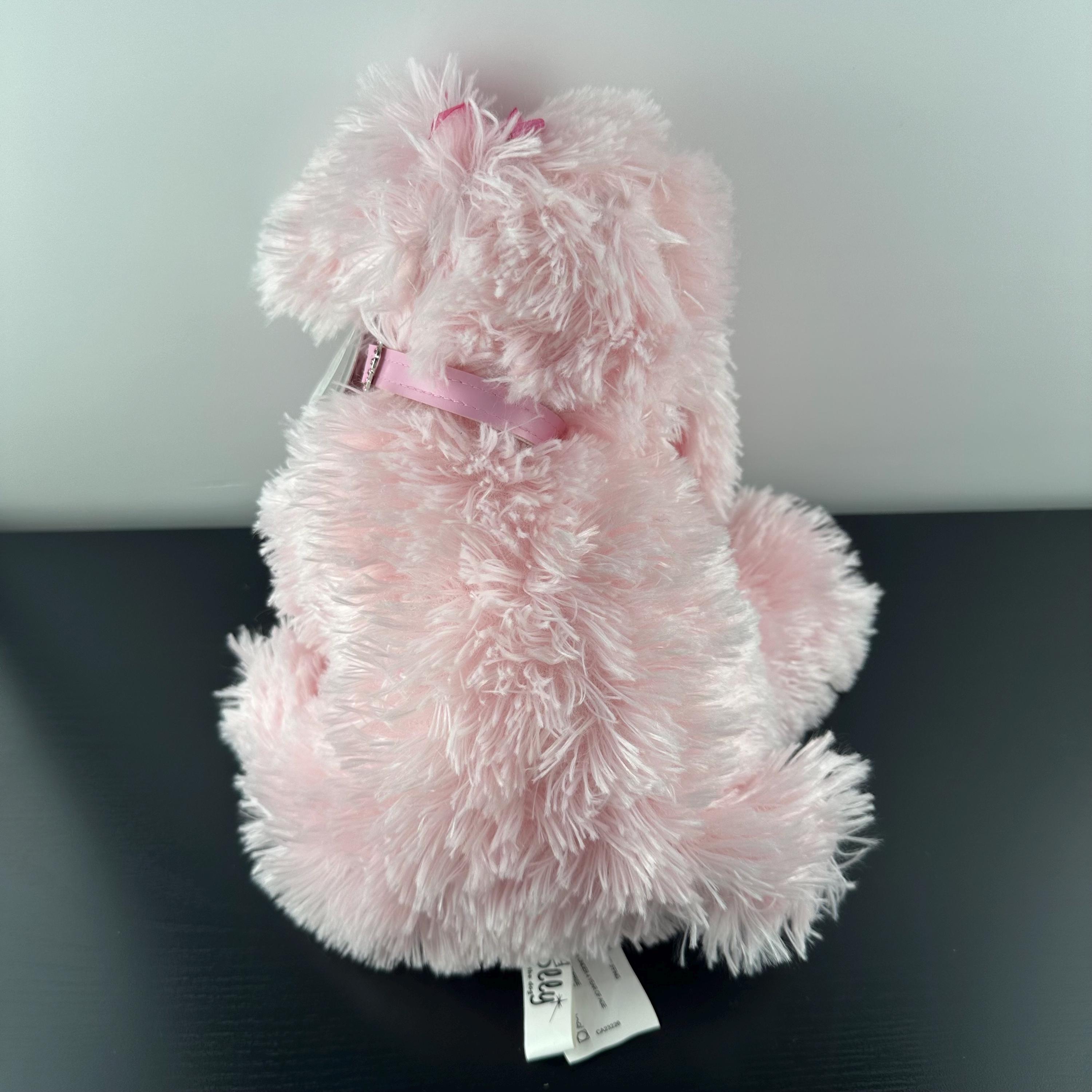 LaSenza 女の子用 ピンク犬ぬいぐるみ ヴィンテージ 2005年製 リボン
