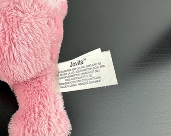 Russ Berrie Lil Peepers Jovita Pink Hippo 6” Plush Stuffed Animal
