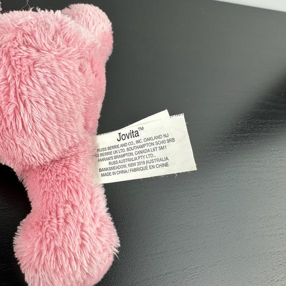 Russ Berrie Lil Peepers Jovita Pink Hippo 6” Plush Stuffed Animal