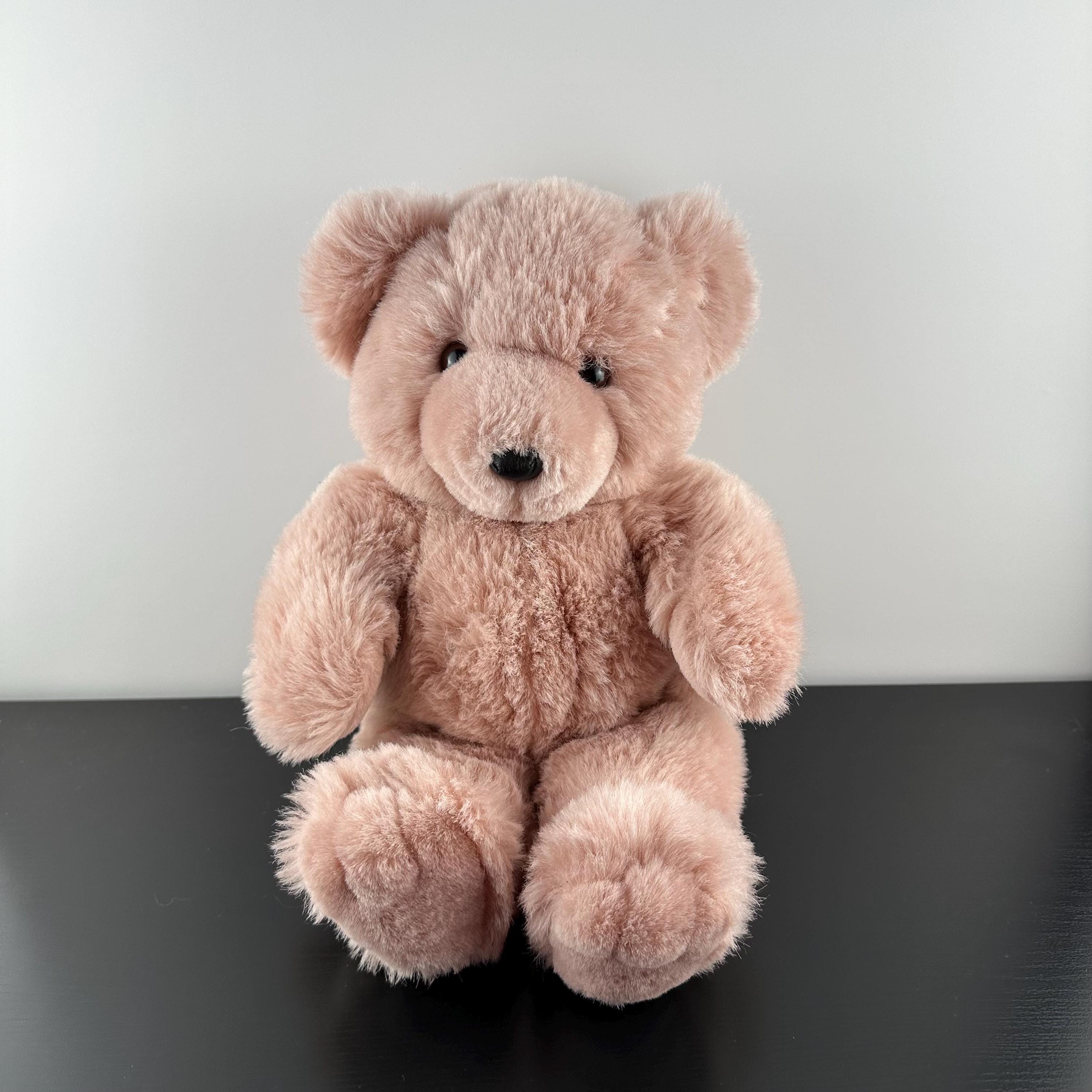Vintage 24K Polar Puff Pink White Plush Teddy Bear Buddy 5623