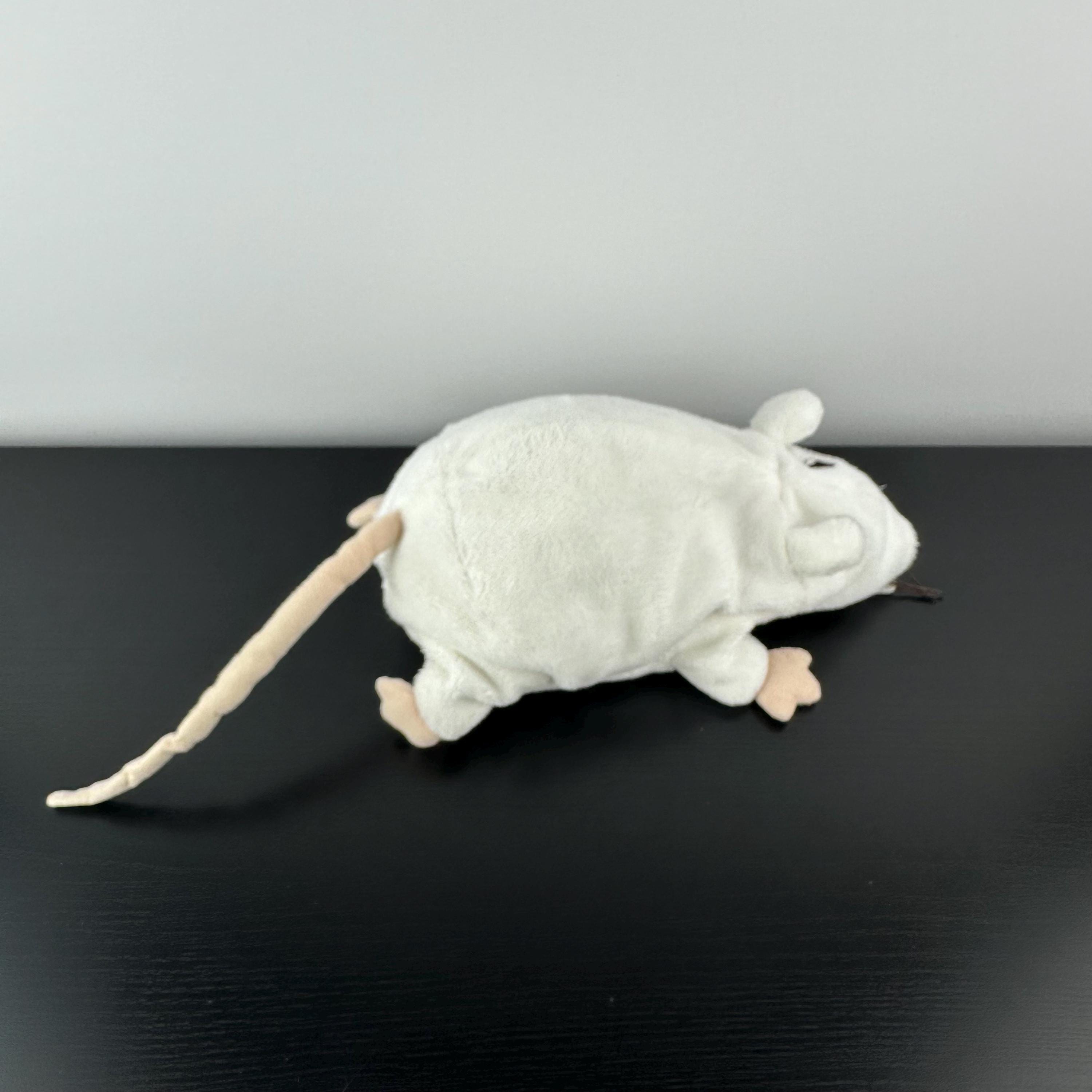 IKEA ぬいぐるみ ホワイト Minnen Ratta ネズミ げっ歯類 ぬいぐるみ