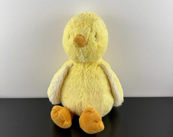 Russ Berrie Sunshine Yellow Duck 10” Soft Plush Stuffed Animal Toy