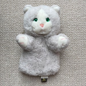Vintage 24K Polar Puff Puppet Cat Kitten Kitty Special Effects