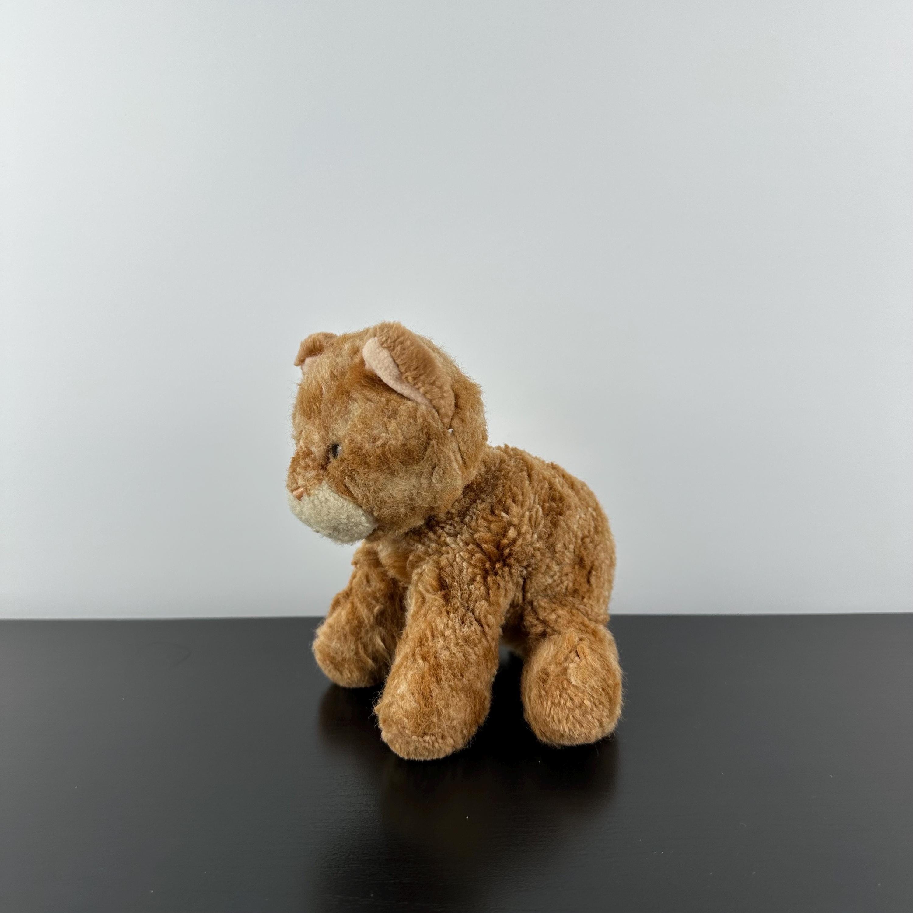 Russ Berrie Whiskers Orange Ginger Kitty Tabby Cat 6” Plush