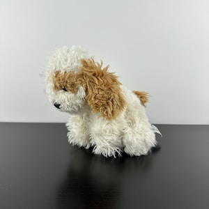 Vintage Russ Berrie PUDDIN Cockapoo Cocker Spaniel Puppy Dog Plush Stuffed Animal 7”