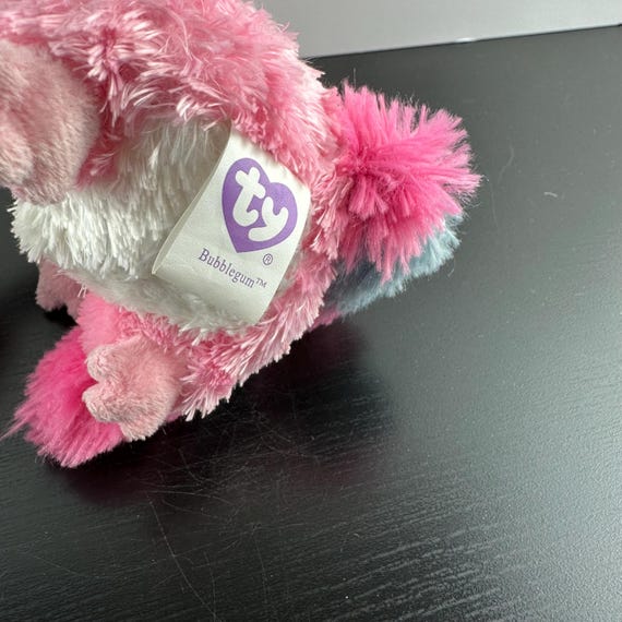 TY Beanie Boo BUBBLEGUM the Pink Lemur 6