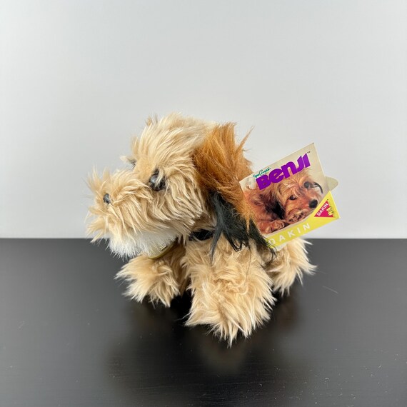 Vintage 1993 Dakin Benji Dog 6” Plush Stuffed Animal Toy With Tags