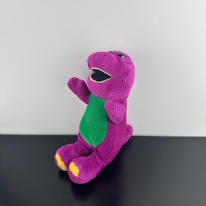 Vintage 90s Barney the Purple Dinosaur Plush Stuffed Animal 10” - Etsy